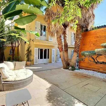 Villa L'eden House - Maison Hyper Centre Plages 2min A Pied Piscine Antibes